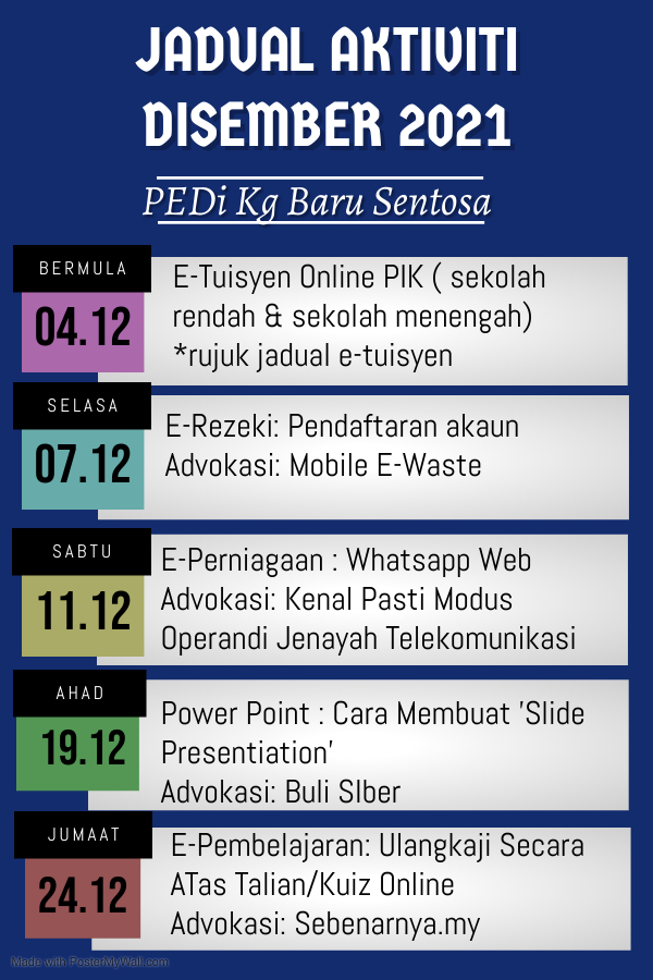 KELAS DISEMBER 2021