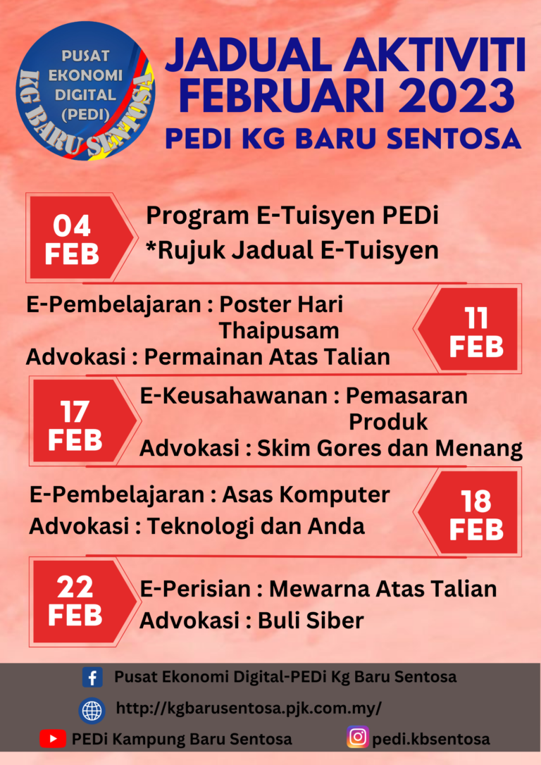 JADUAL FEBRUARI 2023
