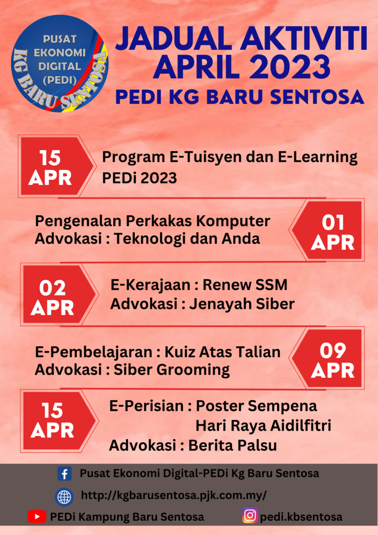 JADUAL APRIL 2023