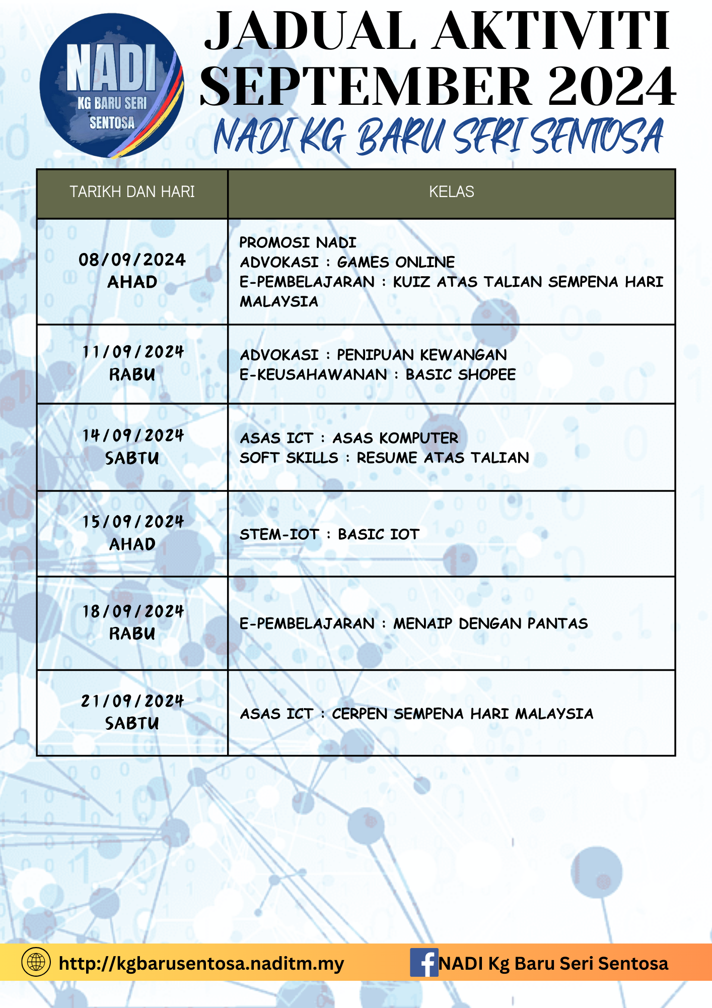 JADUAL SEPT 2024